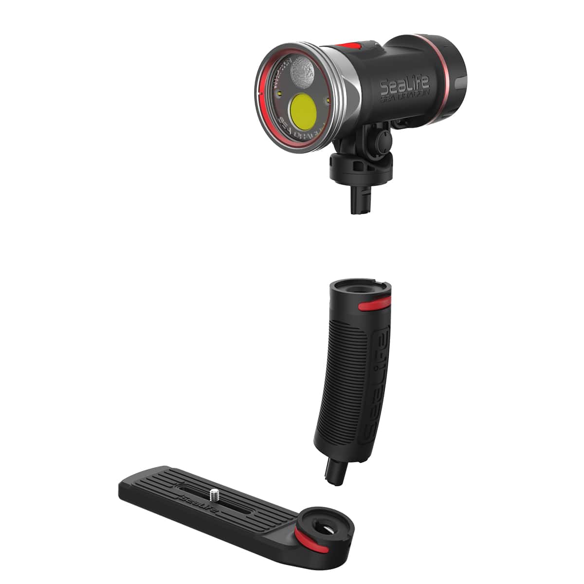 SeaLife Sea Dragon 3000SF Dual Beam Video Light Set Exploded