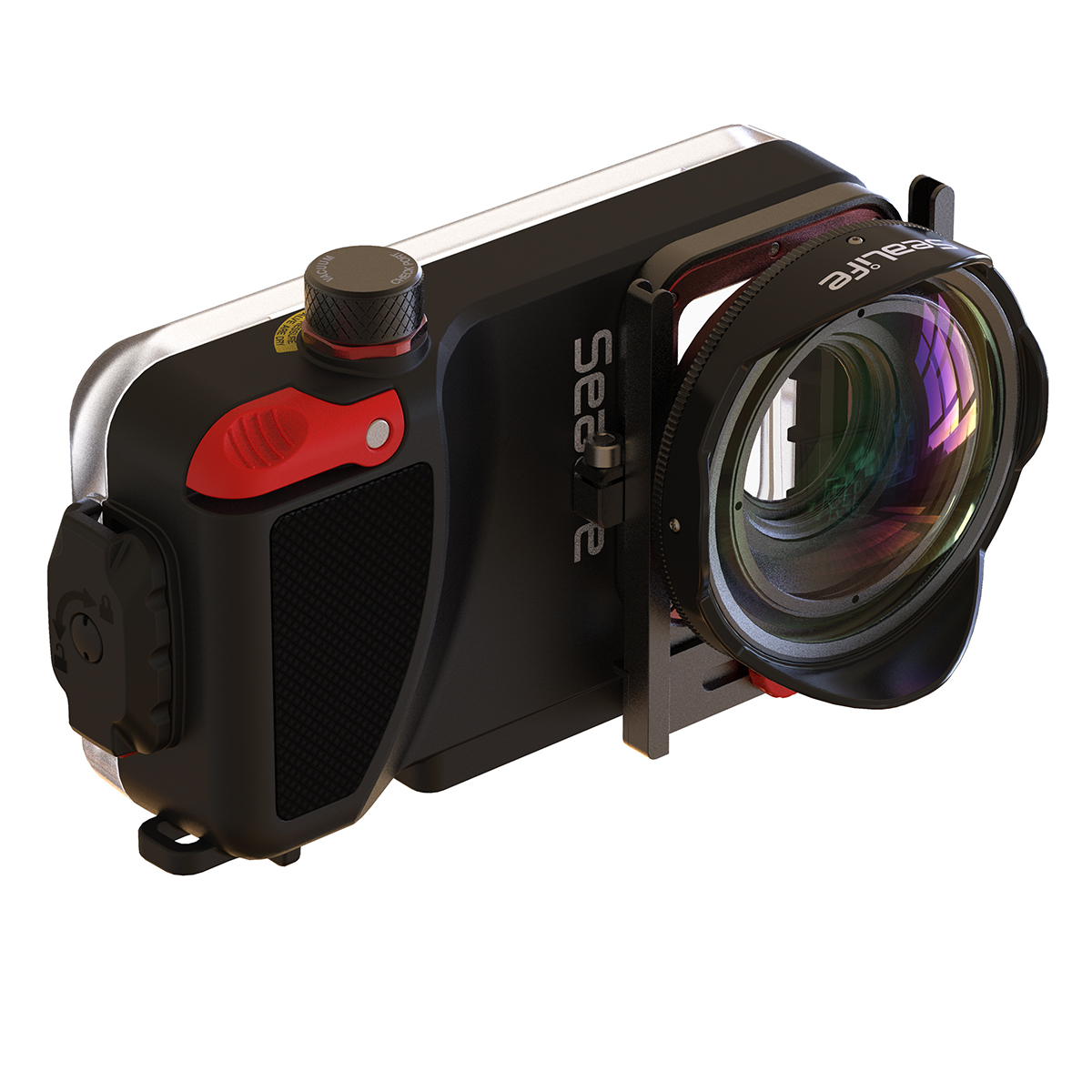 SeaLife SportDIver Wide Angle Dome Lens SL054 Fitted To Housing