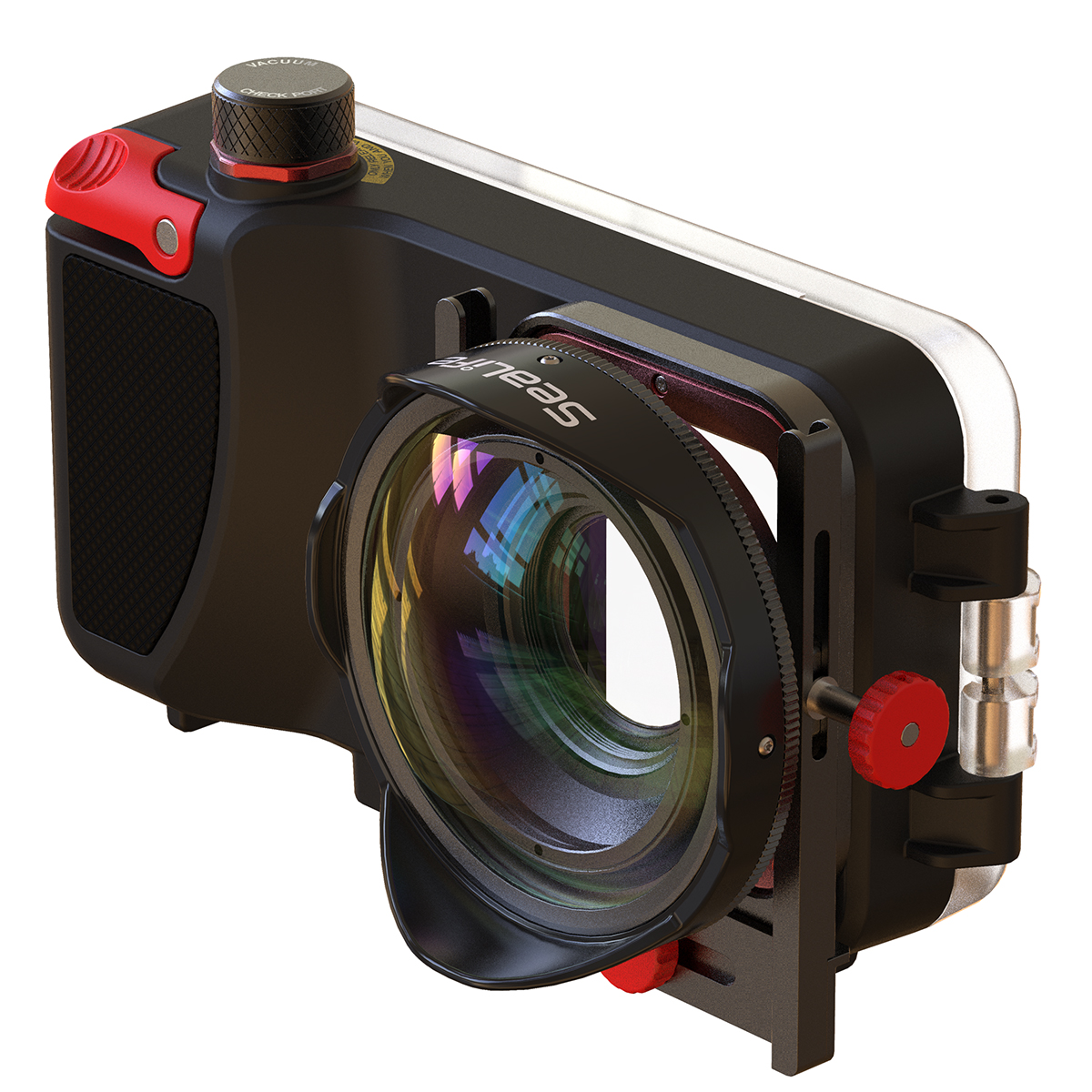 SeaLife SportDIver Wide Angle Dome Lens SL054 Fitted To Housing