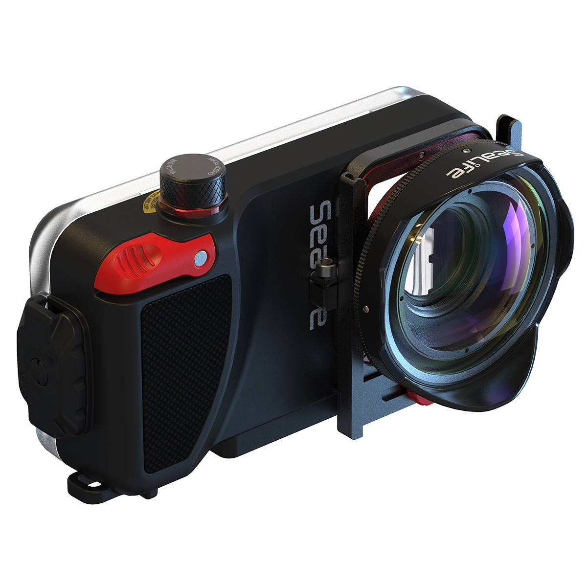 SeaLife SportDIver Wide Angle Dome Lens SL054 Fitted To Housing