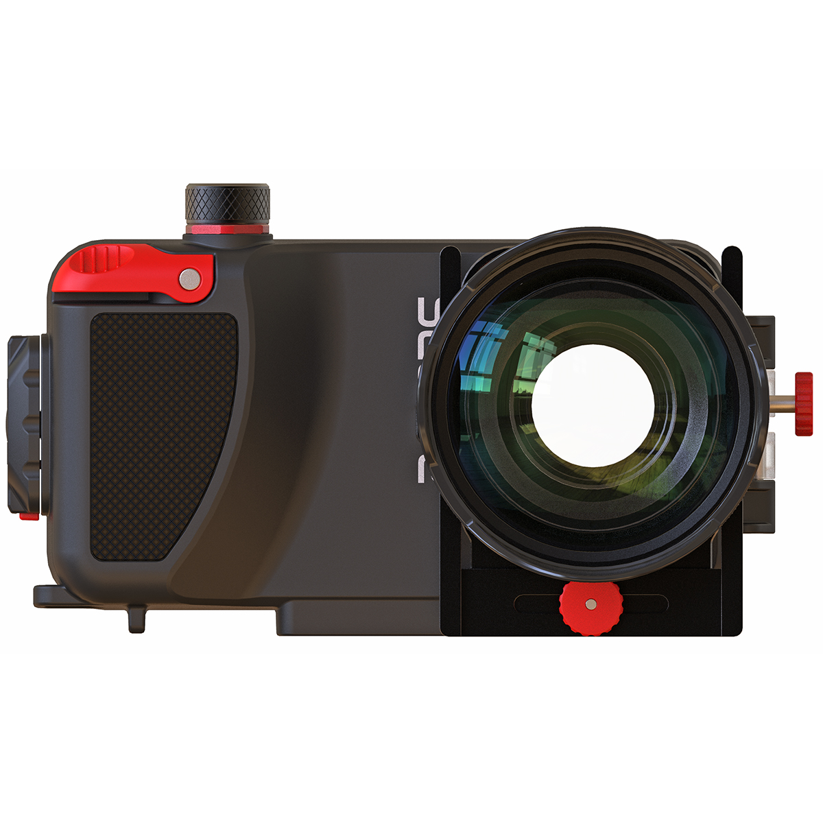 SeaLife SportDIver Wide Angle Dome Lens SL054 Fitted To Housing Front View