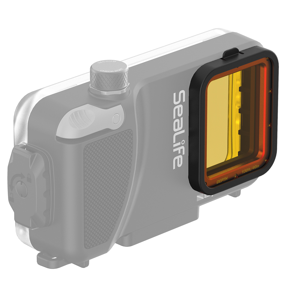 SeaLife SportDiver Housing Yellow UV Colour Correction Filter Fitted