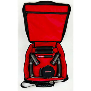 SeaLife Pro Duo Padded Camera + Light Case Packed